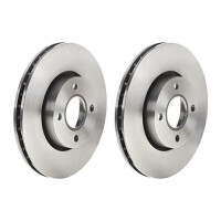 2 brake discs ventilated Ø 278 mm 24 mm BREMBO for...