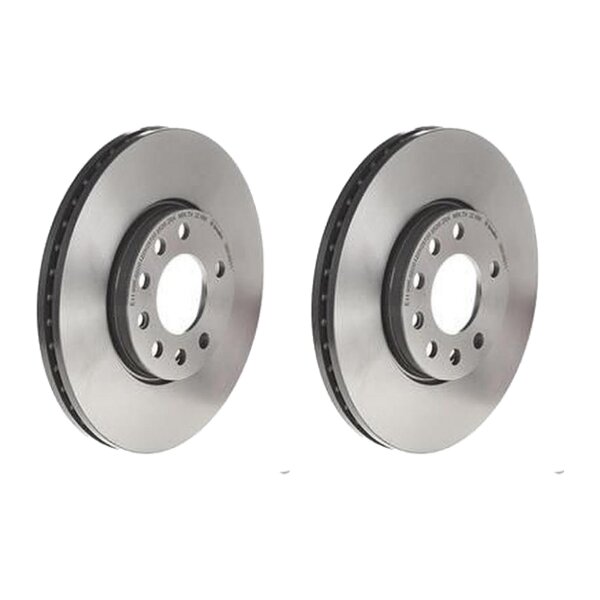 2 brake discs ventilated Ø 285 mm 25 mm BREMBO for e.g. SAAB 9-3