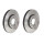 2 brake discs ventilated Ø 285 mm 25 mm BREMBO for e.g. SAAB 9-3