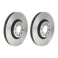 2 brake discs ventilated Ø 314 mm 28 mm BREMBO for...