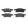 Brake pad set disc brake 21 mm BREMBO suitable for e.g. JEEP GRAND