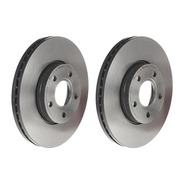 2 brake discs ventilated Ø 278 mm 25 mm BREMBO for VOLVO V50 and others