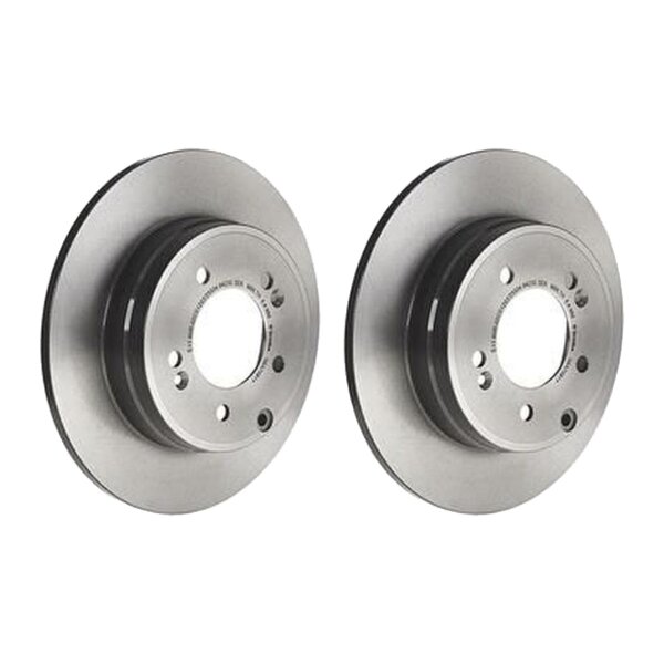 2 brake discs full Ø 284 mm 10 mm coated BREMBO for HYUNDAI SONATA and others