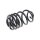 Suspension Spring rear axle coil spring TRISCAN for e.g. OPEL MOKKA