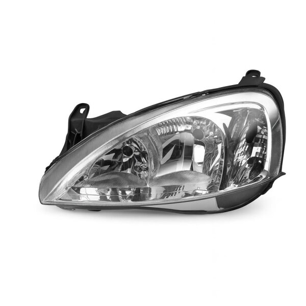 Headlight right W5W halogen electric VALEO suitable for e.g. OPEL CORSA