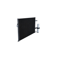 Air conditioning condenser with seal ring NRF for CHEVROLET LACETTI and others