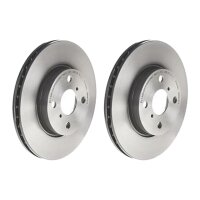 2 brake discs ventilated Ø 258 mm 22 mm BREMBO for...