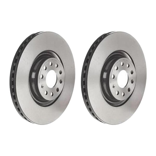 2 brake discs ventilated Ø 340 mm 30 mm coated BREMBO for e.g. VW GOLF