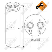 Trockner Klimaanlage Anti-Feuchtigkeit NRF passend für u.a. AUDI A4