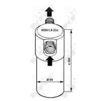 Trockner Klimaanlage Anti-Feuchtigkeit NRF passend für u.a. AUDI A6