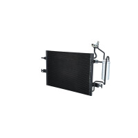 Condenser air conditioner with sealing ring NRF fits OPEL...