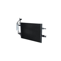 Condenser air conditioner with sealing ring NRF fits OPEL MERIVA