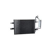 Condenser air conditioner with sealing ring NRF fits OPEL MERIVA
