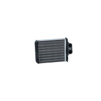 Heat exchanger for interior heating 180 mm - 158 mm NRF for e.g. FIAT PANDA