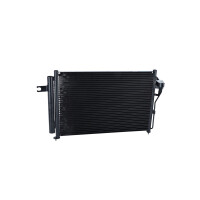 Air conditioning condenser with sealing ring NRF fits HYUNDAI GETZ