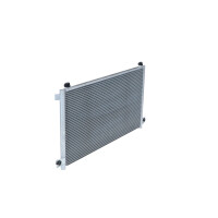 Air conditioning condenser with sealing ring NRF fits NISSAN PATROL