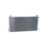 Air conditioning condenser with sealing ring NRF fits NISSAN PATROL