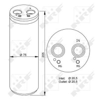 Dryer Air conditioner anti-humidity NRF suitable for e.g. AUDI A6