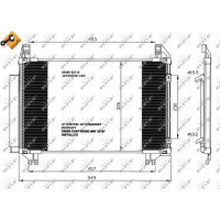 Air conditioning condenser with sealing ring NRF for TOYOTA YARIS and others