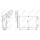 Wärmetauscher Innenraumheizung 234 mm - 157 mm NRF für u.a. CITROËN ZX