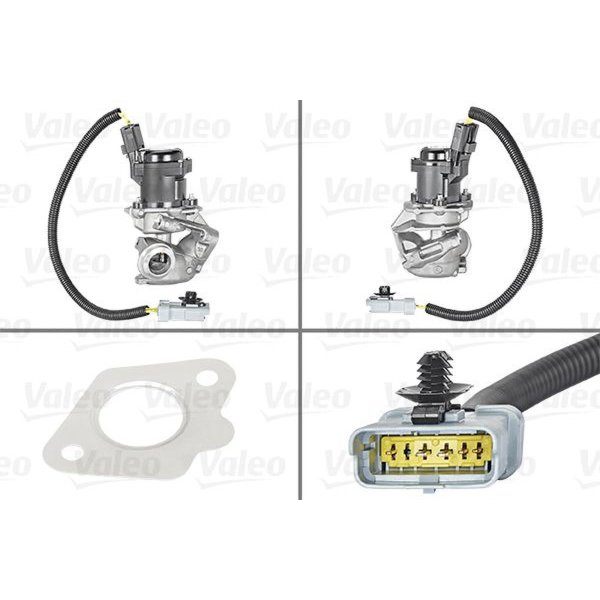 AGR-Ventil Euro 4 (D4) elektrisch 5-polig VALEO für FORD FOCUS II