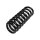 Suspension Spring Front Axle Coil Spring TRISCAN for SUZUKI GRAND