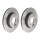 2 brake discs full Ø 276 mm 12 mm BREMBO for MERCEDES-BENZ A-CLASS