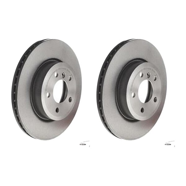 2 brake discs internally ventilated Ø 325 mm 25 mm coated BREMBO for BMW X3