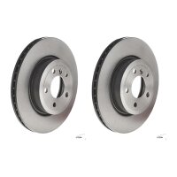 2 brake discs internally ventilated Ø 325 mm 25 mm...