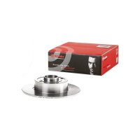 2 brake discs full Ø 240 mm 8 mm BREMBO for RENAULT CLIO and others