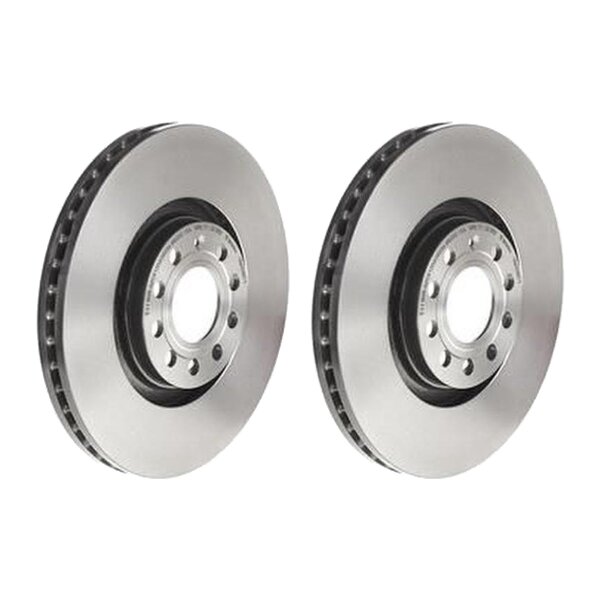 2 brake discs ventilated Ø 320 mm 30 mm coated BREMBO for AUDI A4 and others