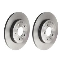 2 brake discs full Ø 288 mm 12 mm coated BREMBO...