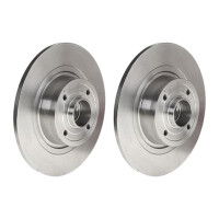 2 brake discs full Ø 270 mm 10 mm BREMBO for...