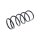 Suspension Spring front axle coil spring TRISCAN for e.g. NISSAN NV200