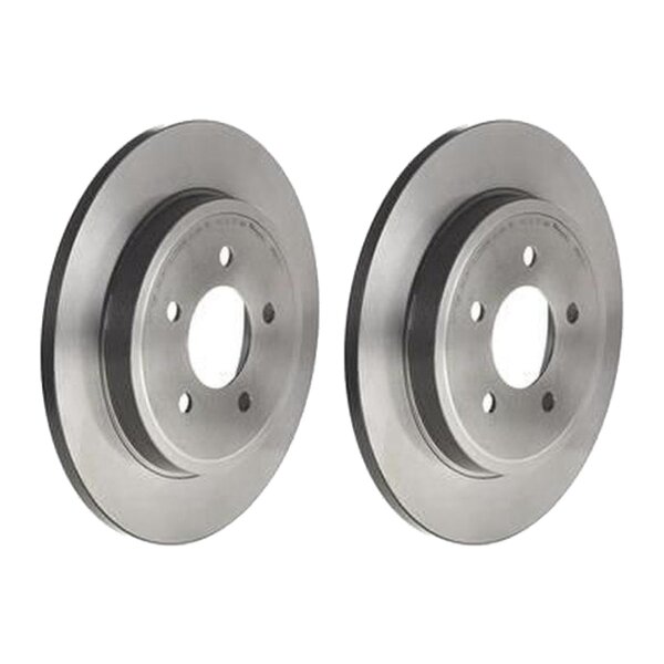 2 brake discs full Ø 302 mm 12 mm coated BREMBO for FORD MAVERICK and others