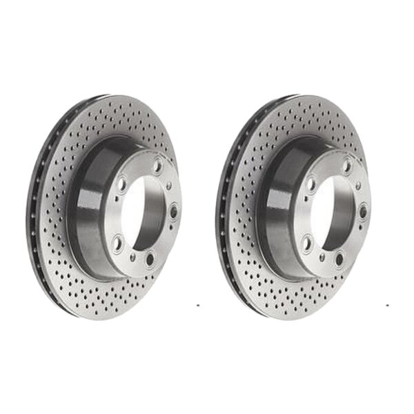 2 brake discs ventilated Ø 299 mm 24 mm BREMBO for PORSCHE 911 and others