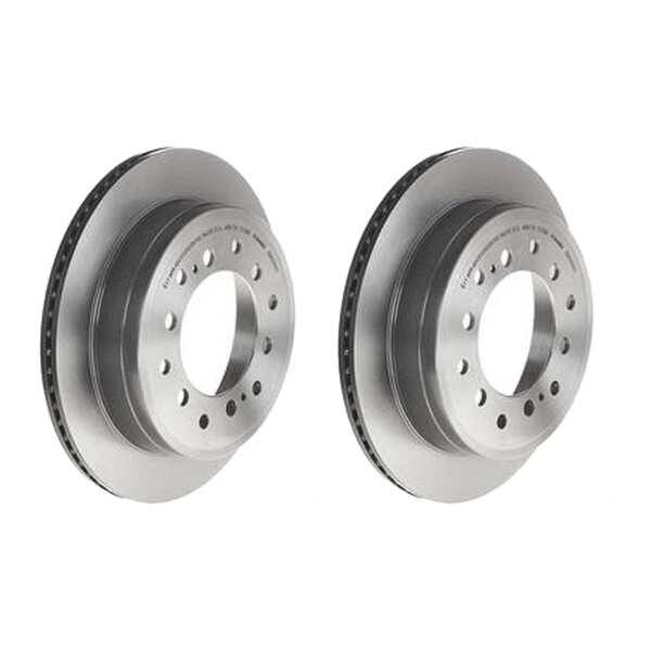 2 brake discs ventilated Ø 312 mm 18 mm BREMBO for TOYOTA LAND and others