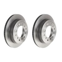 2 brake discs ventilated Ø 312 mm 18 mm BREMBO for...