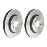 2 brake discs ventilated Ø 345 mm 28 mm BREMBO for...