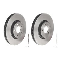 2 brake discs ventilated Ø 320 mm 30 mm coated...