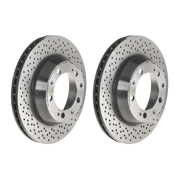 2 Bremsscheiben belüftet Ø 299 mm 24 mm BREMBO für u.a. PORSCHE 911