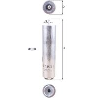 Kraftstofffilter Filtereinsatz MAHLE für BMW 1