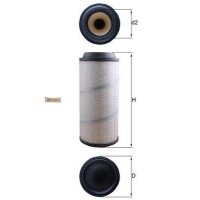 Luftfilter-Einsatz reinigend MAHLE passend für u.a. DEUTZ-FAHR AGROTRON