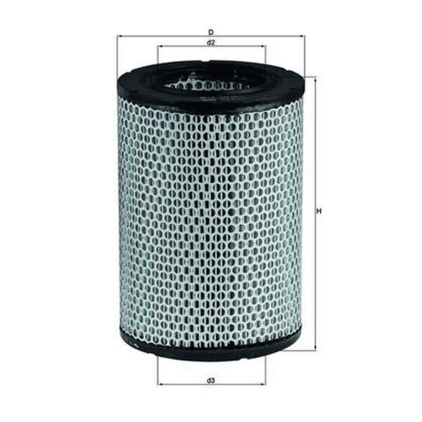 Luftfilter Filtereinsatz MAHLE für PORSCHE 911