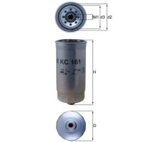 Kraftstofffilter Anschraubfilter MAHLE für RENAULT...