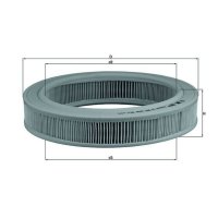 Luftfilter MAHLE für OPEL ASCONA A