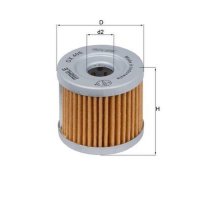 Ölfilter Filtereinsatz MAHLE für HYOSUNG AQUILA