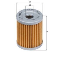 Oil filter insert cleaning Ø 44 mm MAHLE suitable...