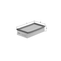 Luftfilter MAHLE für NISSAN CUBE