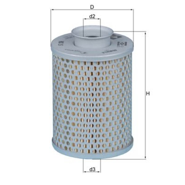 Hydraulic filter steering filter insert 79mm KNECHT for BARREIROS BUESSING FIAT